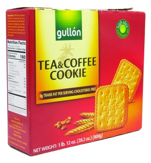 Tea & Coffee Cookies Creme "Gullon" 800 g x 12